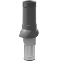 Выход вентиляционный изолированный ТЕХНОНИКОЛЬ, D=125/160 мм, h=700 мм, серый