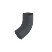 Колено трубы Металл Профиль 125/90, 60°, PE-Double, RAL 7024