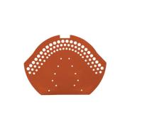 Элемент коньковый торцевой BRAAS ПВХ, красный