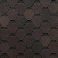 Гибкая черепица Оптима Соната коричневый White pack