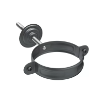 Хомут трубы AQUASYSTEM Система 90/125 с комплектом крепления PU Matt RAL 7024