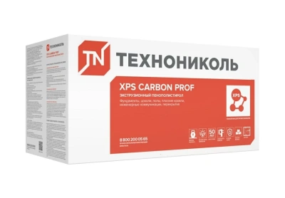 Экструзионный пенополистирол (XPS) ТЕХНОНИКОЛЬ Carbon Prof Slope 4,2 % 1200х600х30-55 мм, элемент K