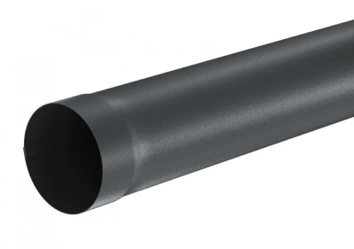 Труба водосточная Aquasystem 125/90, 1000 мм, Pural Matt, RR 23