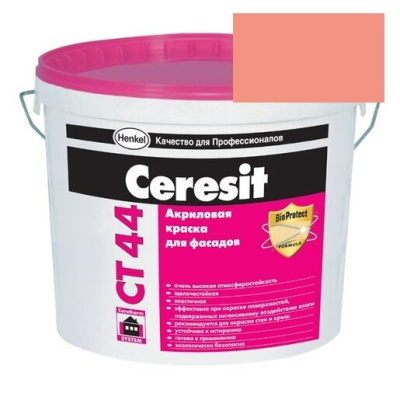 Краска акриловая фасадная Ceresit CT 44 15 л Indiana 4