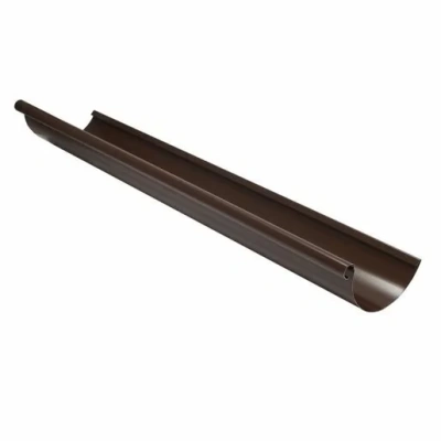 Желоб водосточный Металл Профиль Foramina D=125х3000 круглого сечения Solano PL-double RAL 8017