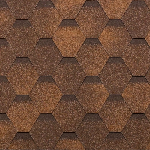 Гибкая черепица ТЕХНОНИКОЛЬ SHINGLAS Кадриль, Клен