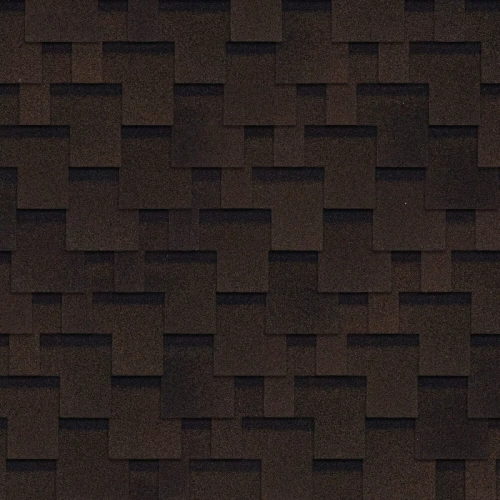 Гибкая черепица ТЕХНОНИКОЛЬ Оптима Аккорд, коричневый