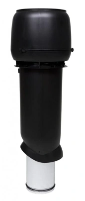 Выход вентиляционный изолированный с колпаком Vilpe D=160/ИЗ/700 RAL 9005 черный