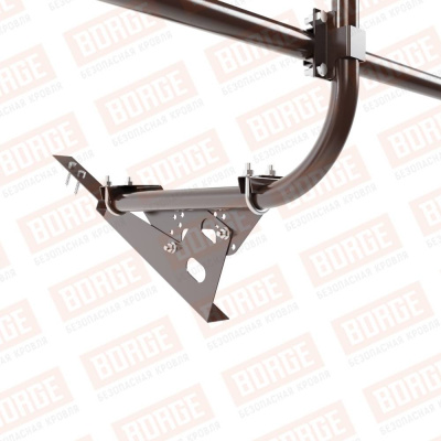 Ограждение кровельное BORGE Эконом Тип-3 H-60 600х3000 RAL 8017