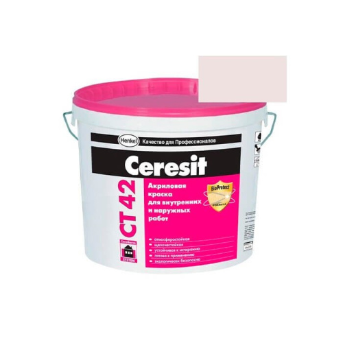 Краска акриловая CERESIT CT 42 колерованная Tenerife 2 15 л