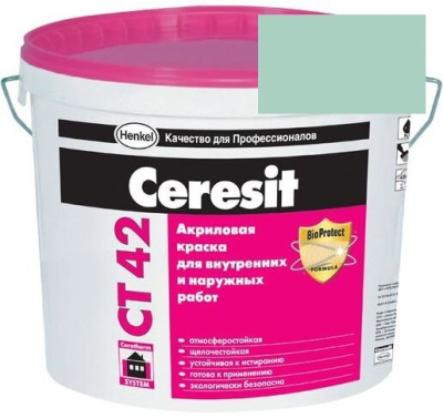 Краска акриловая фасадная Ceresit CT 42 15 л Montana 4