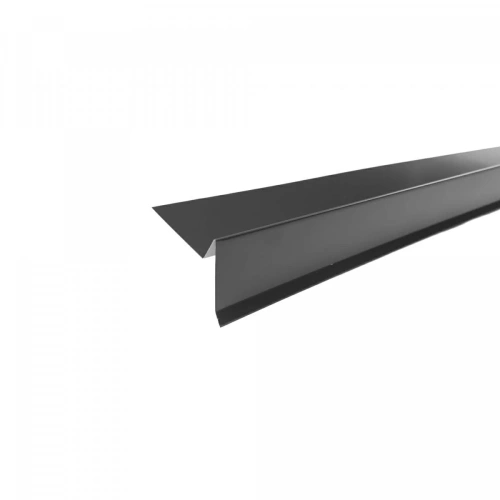 Планка торцевая, 75х25х65х5х2000 мм, 0,45 мм, PE, RAL 7024