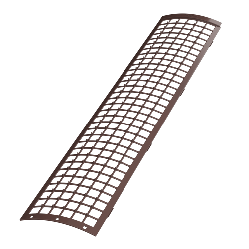 Решетка желоба защитная ТЕХНОНИКОЛЬ 125/82, 0,6 м, темно-коричневый