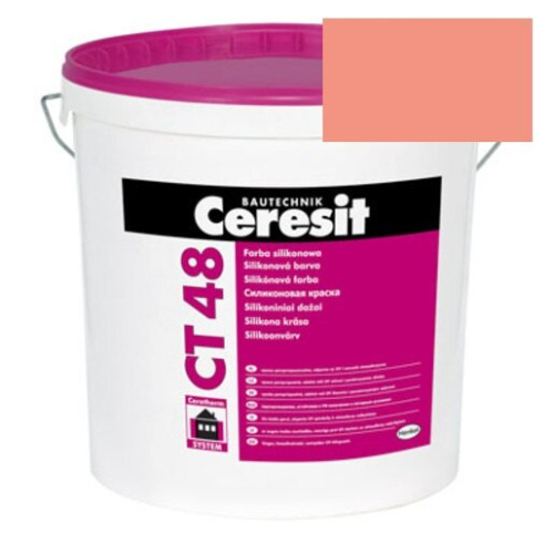 Краска силиконовая фасадная Ceresit CT 48 15 л Indiana 4