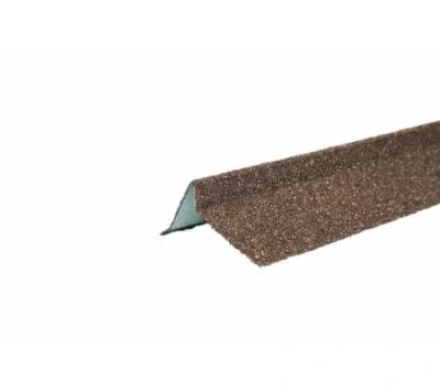 Планка торцевая правая ТЕХНОНИКОЛЬ с гранулятом, терракотовый