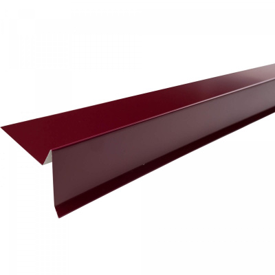 Планка торцевая, 75х25х65х5х2000 мм, 0,45 мм, PE, RAL 3005