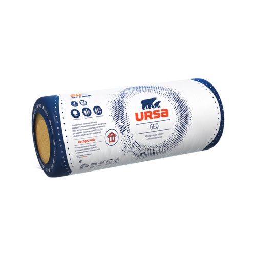 Теплоизоляция Ursa Geo М-11-Ф, 18000х1200х50мм (21,6м2)