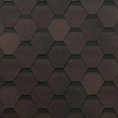 Гибкая черепица Оптима Соната коричневый White pack