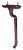 Соединитель желоба Aquasystem 90/125 RAL 8017 с резиновым уплотнителем