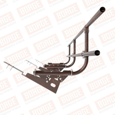 Ограждение кровельное BORGE Эконом Тип-3 H-60 600х3000 RAL 8017