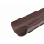 Решетка желоба защитная ТЕХНОНИКОЛЬ 125/82, 0,6 м, коричневый