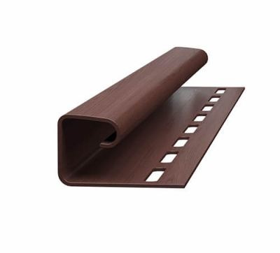 J-профиль ТЕХНОНИКОЛЬ софит 3000 мм, коричневый