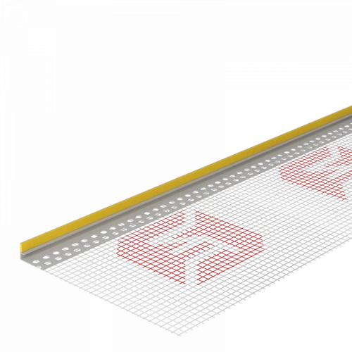 Профиль примыкающий оконный с армирующей сеткой 9х2400 ПВХ