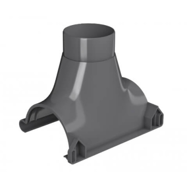 Воронка желоба ТЕХНОНИКОЛЬ МАКСИ 152/100, графитово-серый