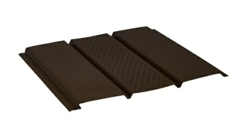 Софит металлический с центральной перфорацией AQUASYSTEM 303х3000 мм Pural Matt RR 32