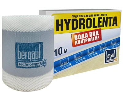 Лента гидроизоляционная Bergauf Hydrolenta, 10000 мм