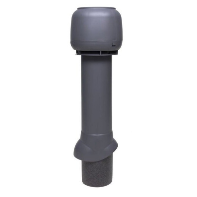 Выход вентиляционный изолированный с колпаком Vilpe D=125/ИЗ/700 RAL 7015 серый