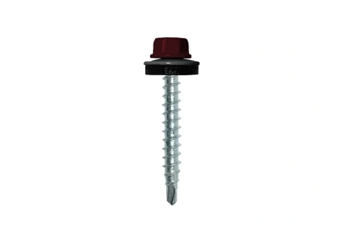 Саморез кровельный Daxmer 4,8х29, сверло №1, RAL 3005, 250 шт