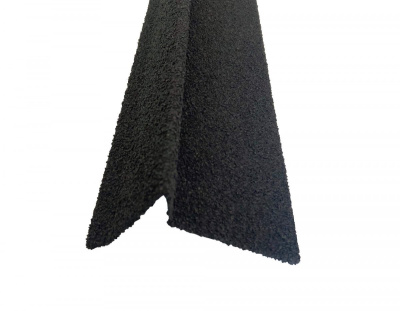 Планка торцевая левая ТЕХНОНИКОЛЬ с гранулятом, черный