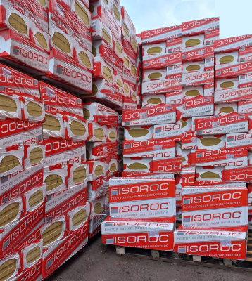 Утеплитель Изорок Изофас 110 1000х600х50мм (3,6м2) 110 кг/м³