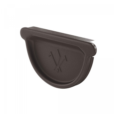 Заглушка желоба с резиновым уплотнителем Aquasystem 90/125 Pural Matt RR 32