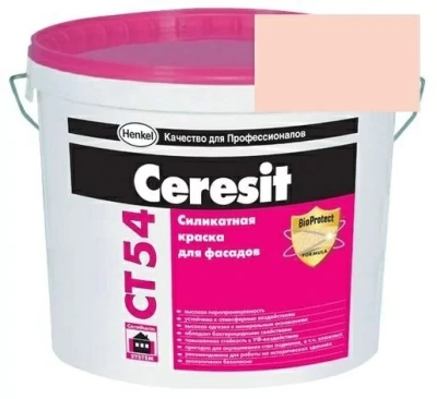 Краска силикатная фасадная Церезит CT 54 15 л Fuji 4