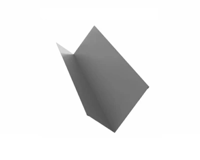 Планка примыкания боковая для фальцевой кровли Grand Line 2000 мм 0,45 PE с пленкой RAL 7024