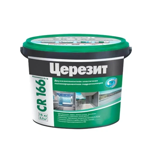Масса эластичная гидроизоляционная ЦЕРЕЗИТ CR 166 Flex WP компоненты A и Б 16 кг