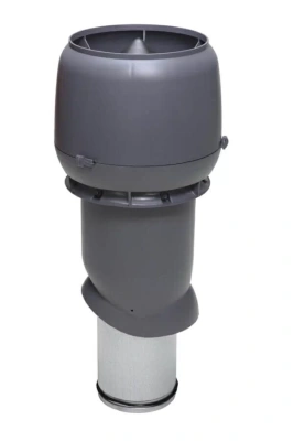 Выход вентиляционный изолированный с колпаком VILPE Flow D=160P/ИЗ/500 RAL 7015 серый