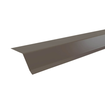 Планка карнизная, 75х50х5х2000 мм, 0,45 мм, PE, RAL 8017