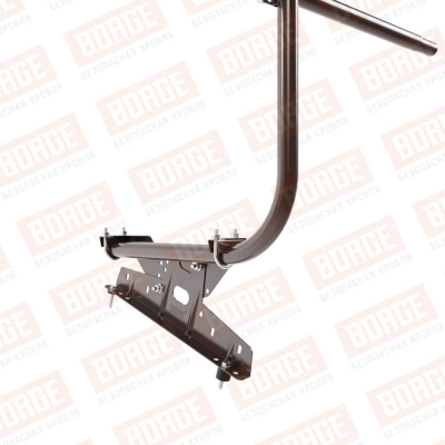 Ограждение кровельное для композитной черепицы BORGE H-90 900х3000 Zn RAL 8017