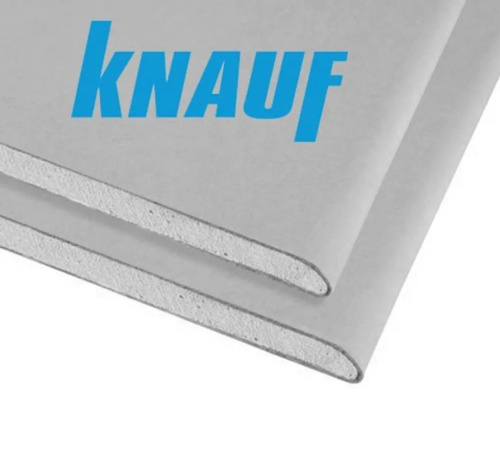 Гипсокартон Knauf, 3000х1200х12,5 мм