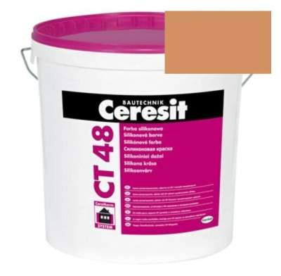 Краска силиконовая фасадная Ceresit CT 48 15 л Andalusia 6