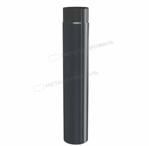 Труба водосточная Металл Профиль Foramina круглого сечения D=100х3000 ПЛД-02 0,5 RAL 7024
