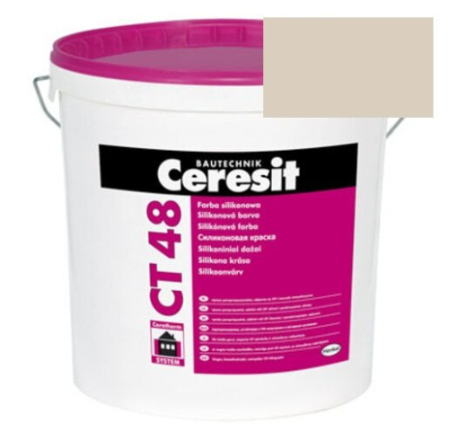 Краска силиконовая фасадная Ceresit CT 48 15 л Colorado 5