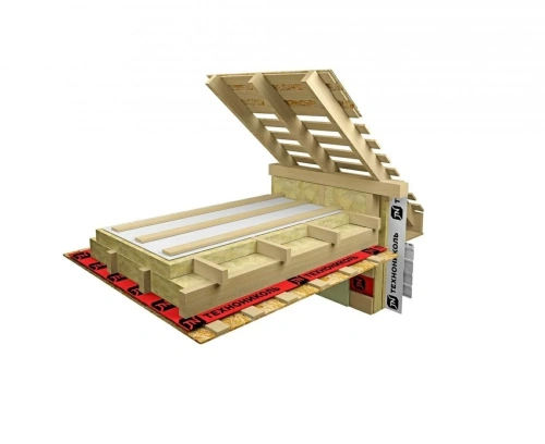 Каменная вата ТЕХНОНИКОЛЬ Технолайт Оптима 1200х600х100 мм, 6 шт