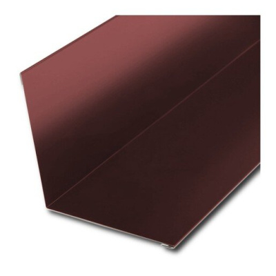 Планка примыкания Grand Line 150х250х0,45 мм PE-foil RAL 8017