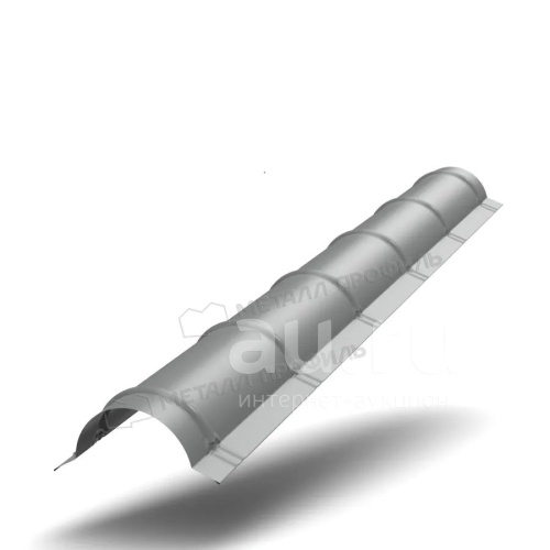 Планка конька круглого Металл Профиль R=110х2000 мм 0,5 NormanMP RAL 7024