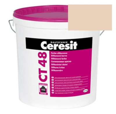 Краска силиконовая фасадная Ceresit CT 48 15 л Colorado 1