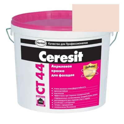 Краска акриловая фасадная Ceresit CT 44 15 л Arizona 1